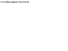Tablet Screenshot of fahrzeughaus-barwick.de